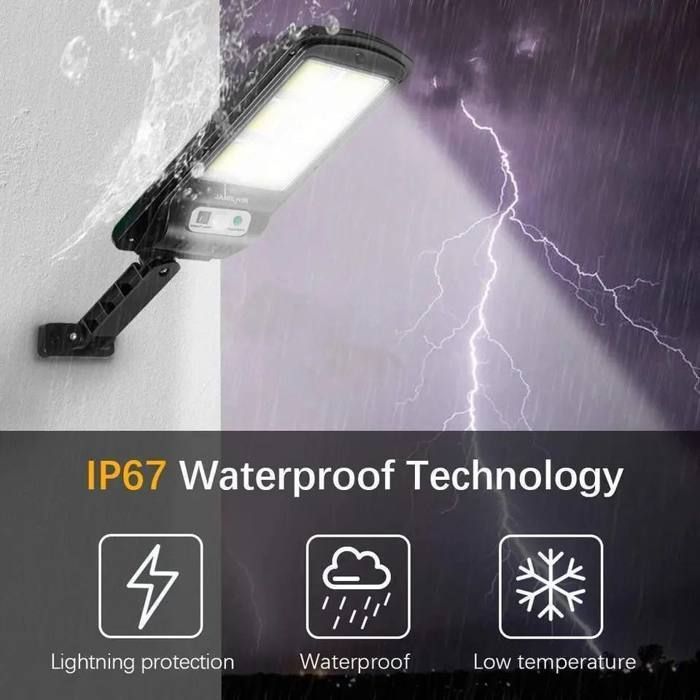 Lampe Solaire Extérieure à Télécommande &amp; Détecteur de Mouvement – Étanche IP65 (GA)